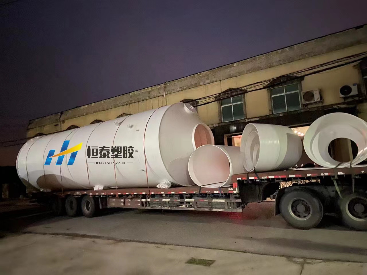 PPH廢氣塔為什么要選擇擠出纏繞無焊縫成型工藝？